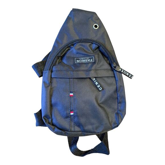 Man Bag Rucksack Bag Smart Jog Run Bike Cycle Office Travel Phone Mobile Black - Picture 1 of 4